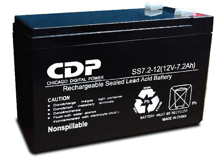 CDP SLB12-7 Bateria de Plomo acido - seca sellada 12Vdc-7Ah CDP SLB12-7 Bateria de Plomo acido - seca sellada 12Vdc-7Ah